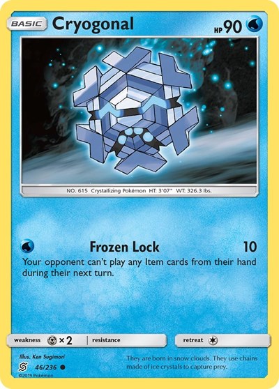 Cryogonal (SM - Unified Minds) Near Mint Reverse Holofoil