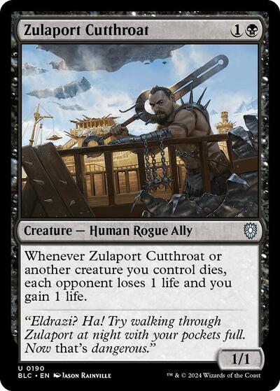 Zulaport Cutthroat (Commander: Bloomburrow) Light Play
