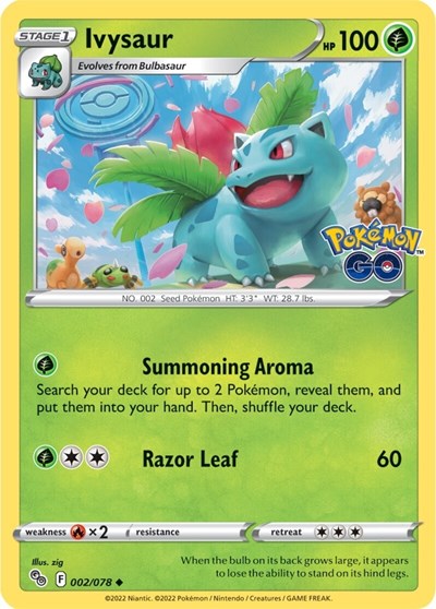 Ivysaur (Pokemon GO) Near Mint