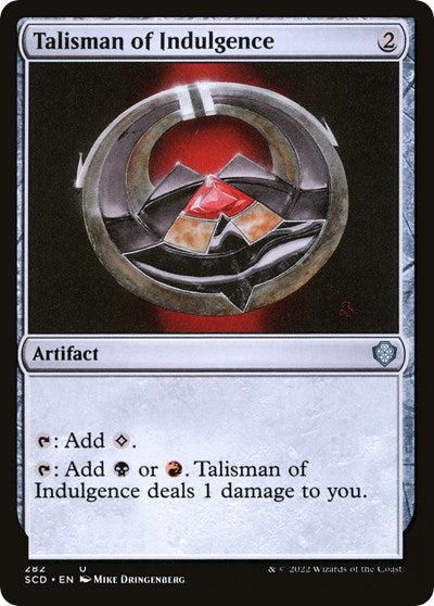 Talisman of Indulgence (Commander 2022 Starter Decks) Light Play