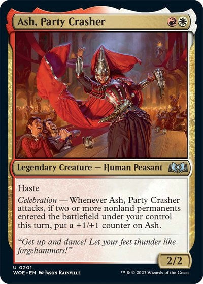 Ash, Party Crasher (Wilds of Eldraine) Light Play Foil