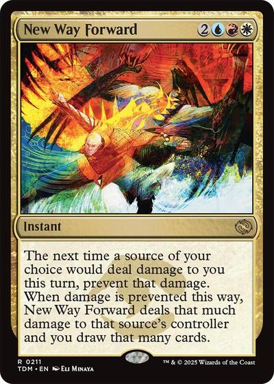 New Way Forward (Tarkir: Dragonstorm) Light Play