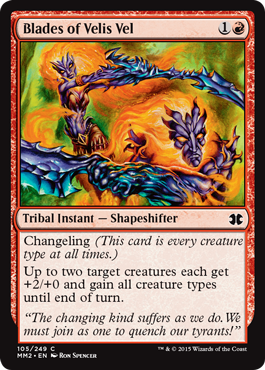 Blades of Velis Vel (Modern Masters 2015) Light Play Foil