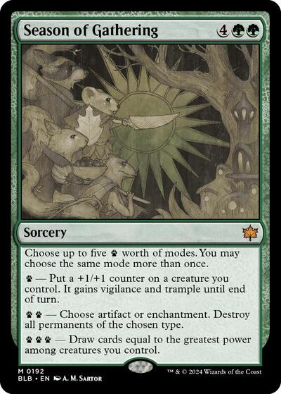 Season of Gathering (Bloomburrow) Near Mint