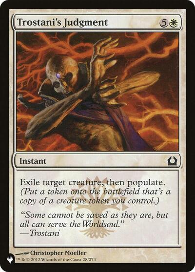 Trostani's Judgment (The List) Near Mint