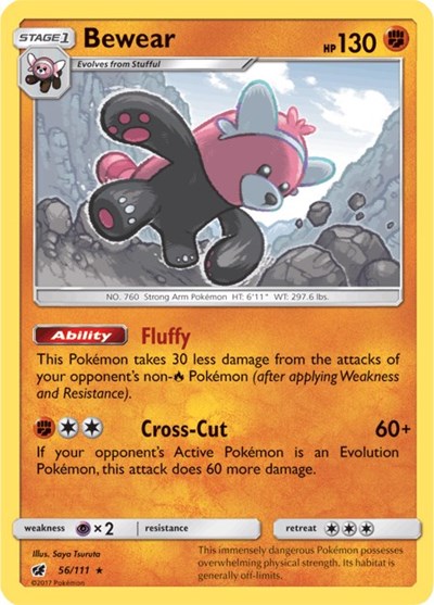 Bewear (SM - Crimson Invasion) Near Mint Reverse Holofoil