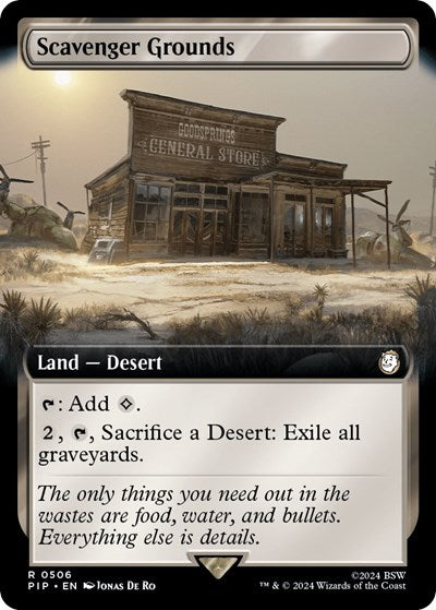 Scavenger Grounds (Extended Art) (Universes Beyond: Fallout) Light Play