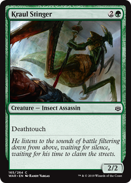 Kraul Stinger (War of the Spark) Light Play Foil