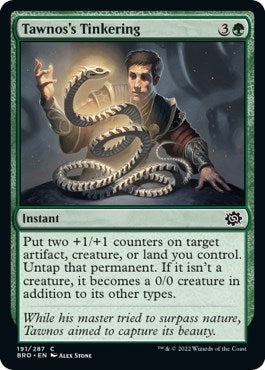 Tawnos's Tinkering (The Brothers' War) Near Mint Foil