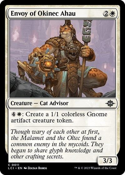 Envoy of Okinec Ahau (The Lost Caverns of Ixalan) Near Mint Foil