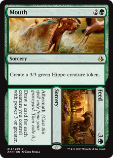 Mouth to Feed (Amonkhet) Light Play Foil