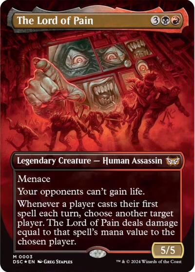 The Lord of Pain (Borderless) (Commander: Duskmourn: House of Horror) Near Mint