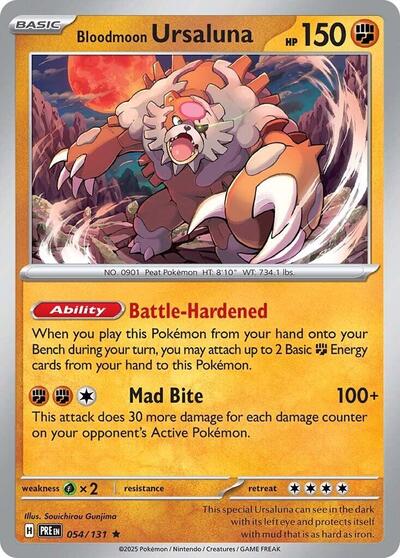 Bloodmoon Ursaluna (SV: Prismatic Evolutions) Near Mint Holofoil