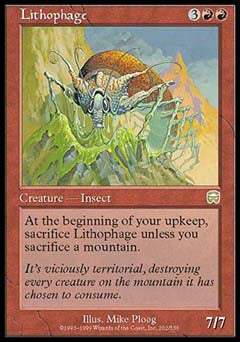 Lithophage (Mercadian Masques) Light Play