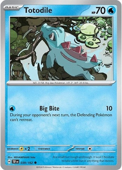 Totodile (SV05: Temporal Forces) Near Mint