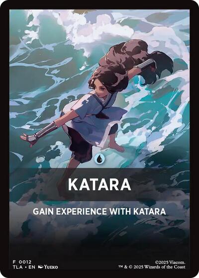 Katara Theme Card (Avatar: The Last Airbender) Near Mint