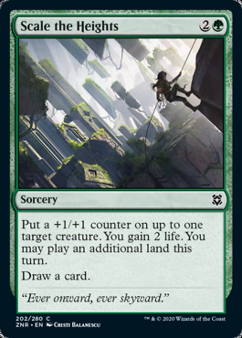 Scale the Heights (Zendikar Rising) Near Mint Foil