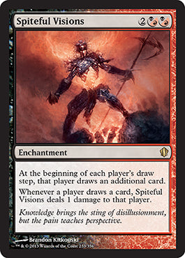 Spiteful Visions (Commander 2013 Edition) Light Play
