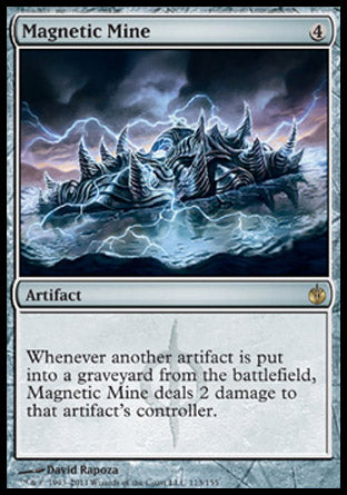 Magnetic Mine (Mirrodin Besieged) Light Play