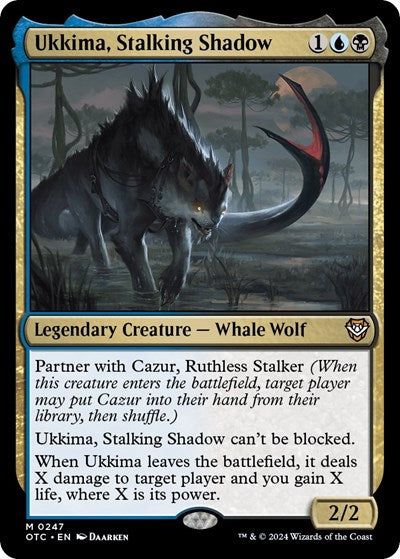 Ukkima, Stalking Shadow (Commander: Outlaws of Thunder Junction) Near Mint