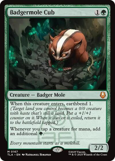 Badgermole Cub (Avatar: The Last Airbender) Near Mint