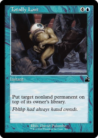 Totally Lost (Retro Frame) (Ravnica Remastered) Light Play