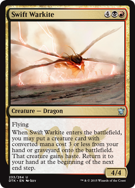 Swift Warkite (Dragons of Tarkir) Light Play Foil