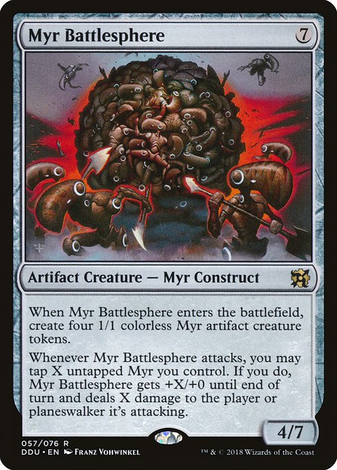 Myr Battlesphere (Duel Decks: Elves vs Inventors) Near Mint