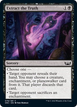 Extract the Truth (Streets of New Capenna) Light Play Foil