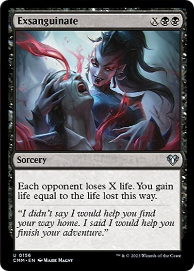 Exsanguinate (Commander Masters) Light Play