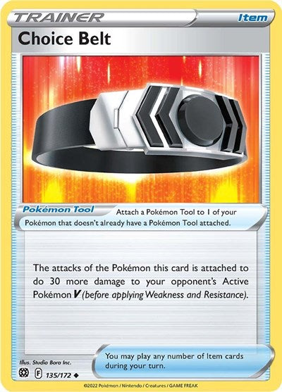 Choice Belt (SWSH09: Brilliant Stars) Near Mint Reverse Holofoil