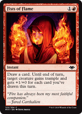Fists of Flame (Modern Horizons) Light Play