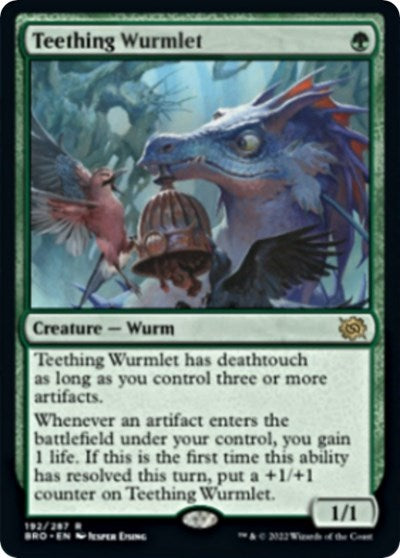Teething Wurmlet (The Brothers' War) Near Mint