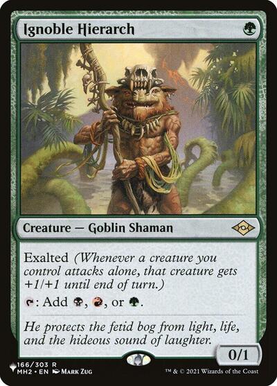 Ignoble Hierarch (The List) Near Mint