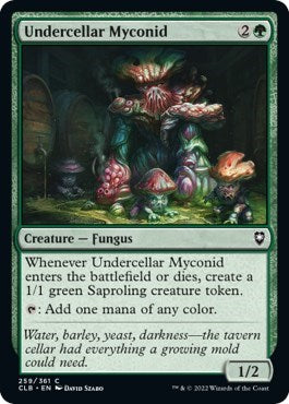 Undercellar Myconid (Commander Legends: Battle for Baldur's Gate) Near Mint Foil