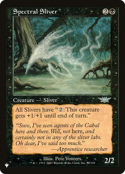 Spectral Sliver (The List) Near Mint