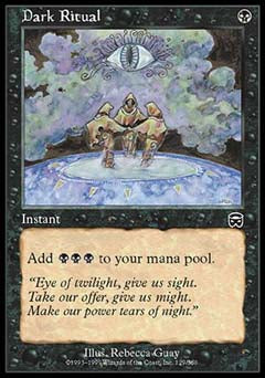 Dark Ritual (Mercadian Masques) Light Play