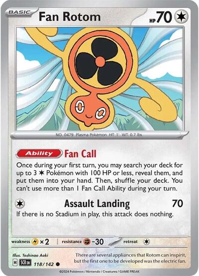 Fan Rotom (SV07: Stellar Crown) Near Mint