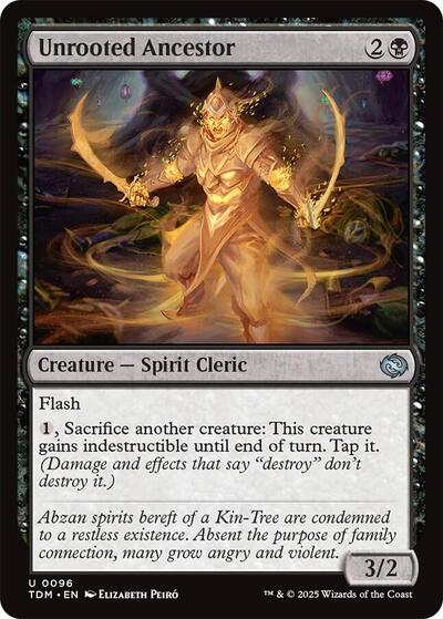 Unrooted Ancestor (Tarkir: Dragonstorm) Near Mint Foil
