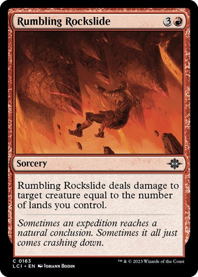 Rumbling Rockslide (The Lost Caverns of Ixalan) Near Mint
