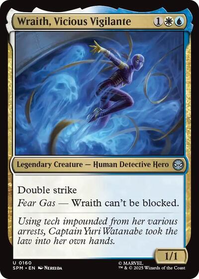Wraith, Vicious Vigilante (Marvel's Spider-Man) Near Mint Foil