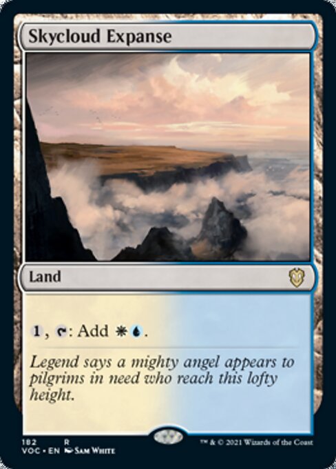 Skycloud Expanse (Commander 2021 Crimson Vow) Light Play