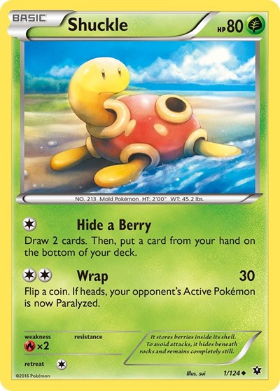 Shuckle (XY - Fates Collide) Near Mint
