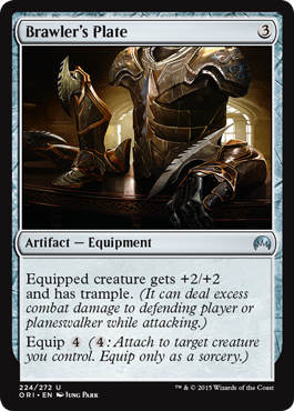 Brawler's Plate (Magic Origins) Light Play Foil