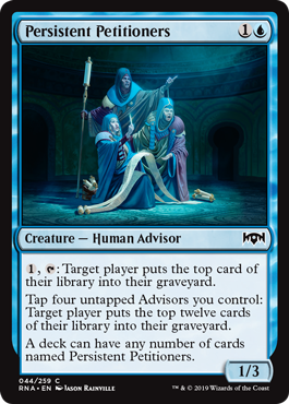 Persistent Petitioners (Ravnica Allegiance) Light Play Foil