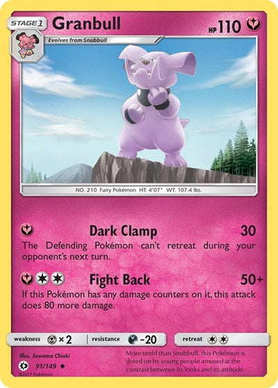 Granbull (SM Base Set) Near Mint