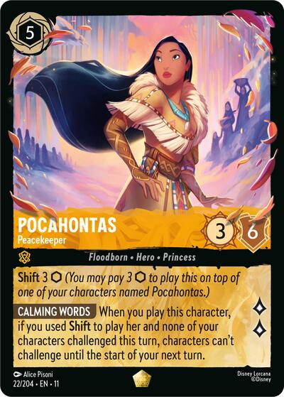 Pocahontas - Peacekeeper (Winterspell) Near Mint