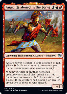 Anax, Hardened in the Forge (Theros Beyond Death) Light Play Foil