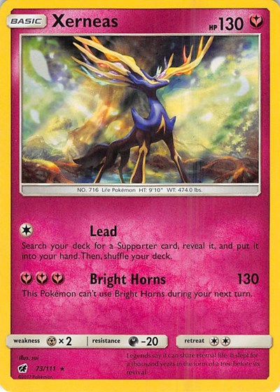 Xerneas (SM - Crimson Invasion) Near Mint Reverse Holofoil
