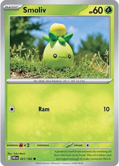 Smoliv (SV10: Destined Rivals) Near Mint Reverse Holofoil